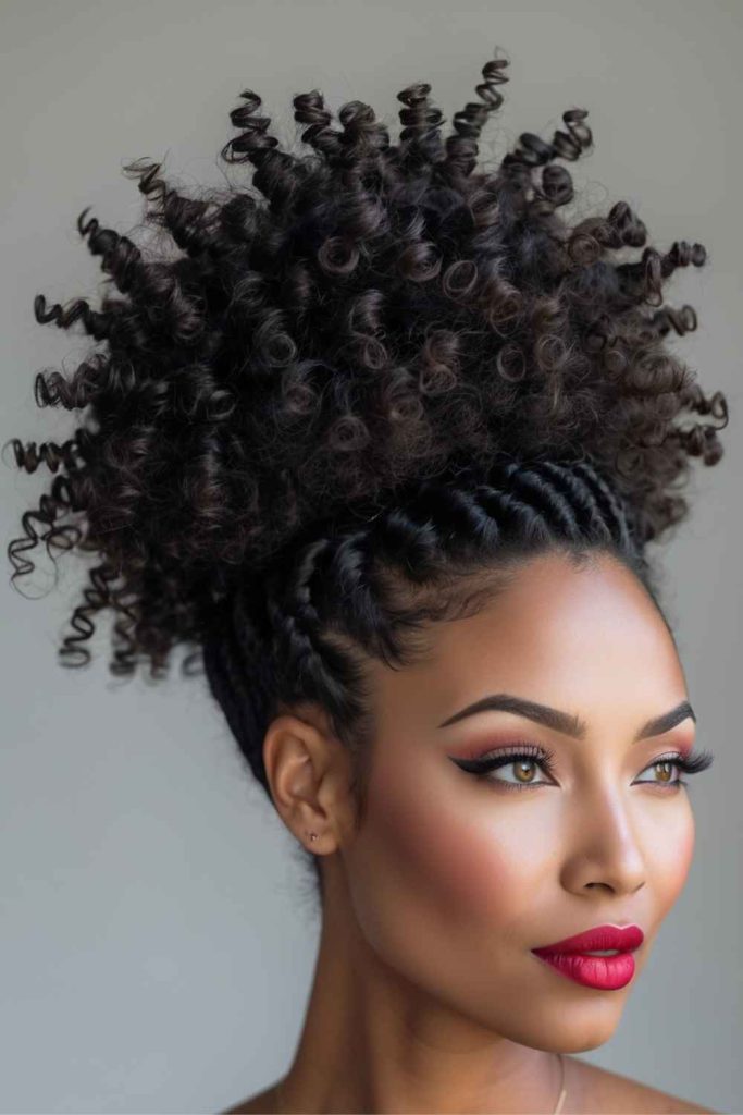 Pineapple Updo